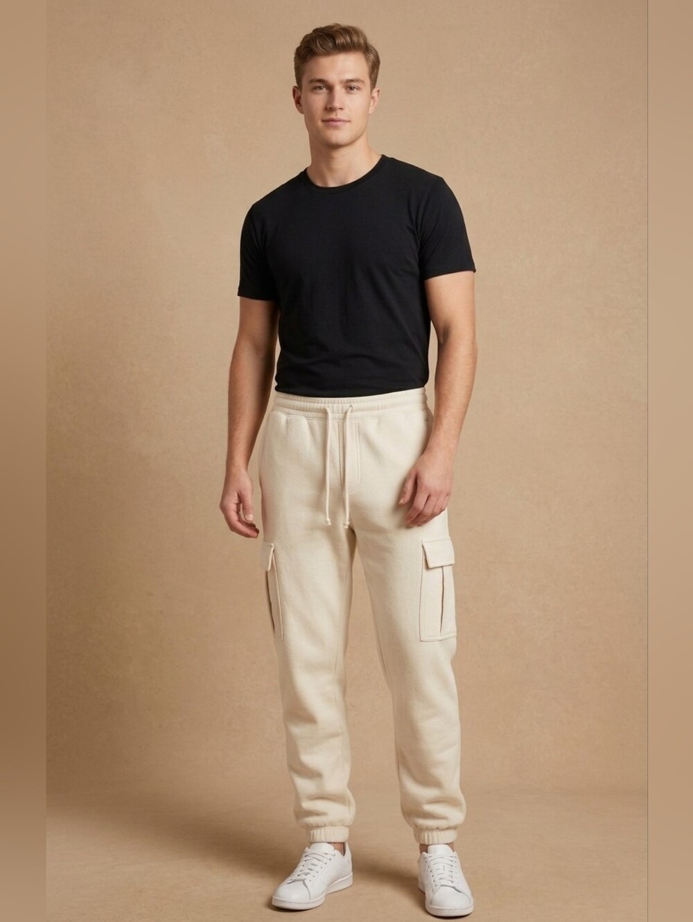 $50 COTTON ON Mens Cargo Loose Fit Jogger Track Pant